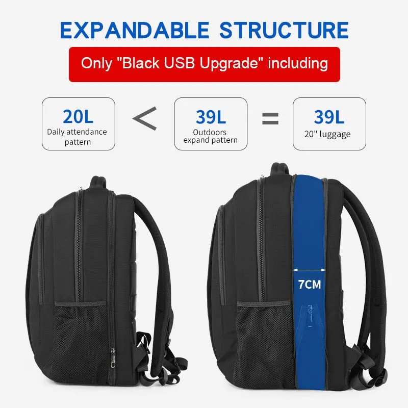 Stylish Anti theft Backpack for Men 27L 15.6 inch Laptop Backpacks School Travel Backpack