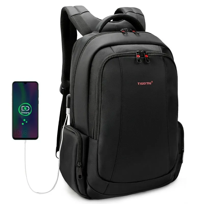 Stylish Anti theft Backpack for Men 27L 15.6 inch Laptop Backpacks School Travel Backpack