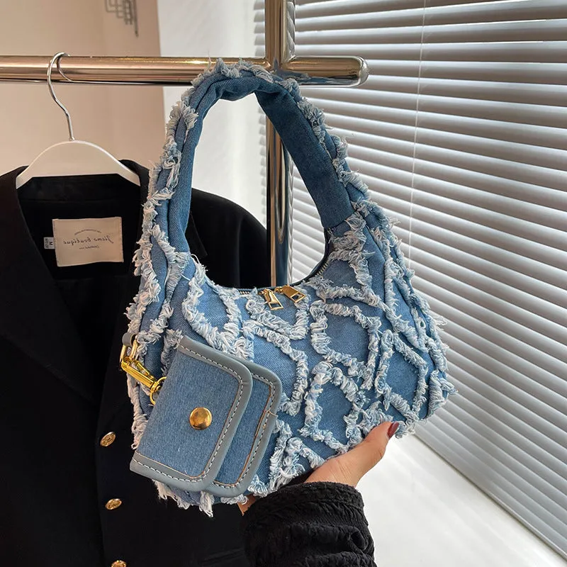 Summer Fashion Denim Handbag Niche Design