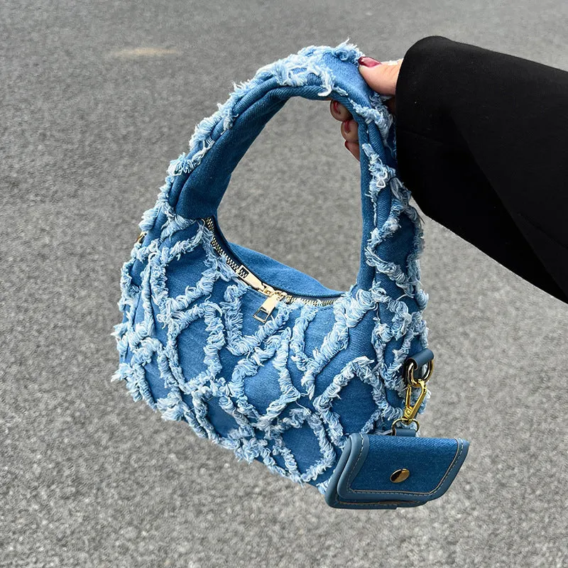 Summer Fashion Denim Handbag Niche Design