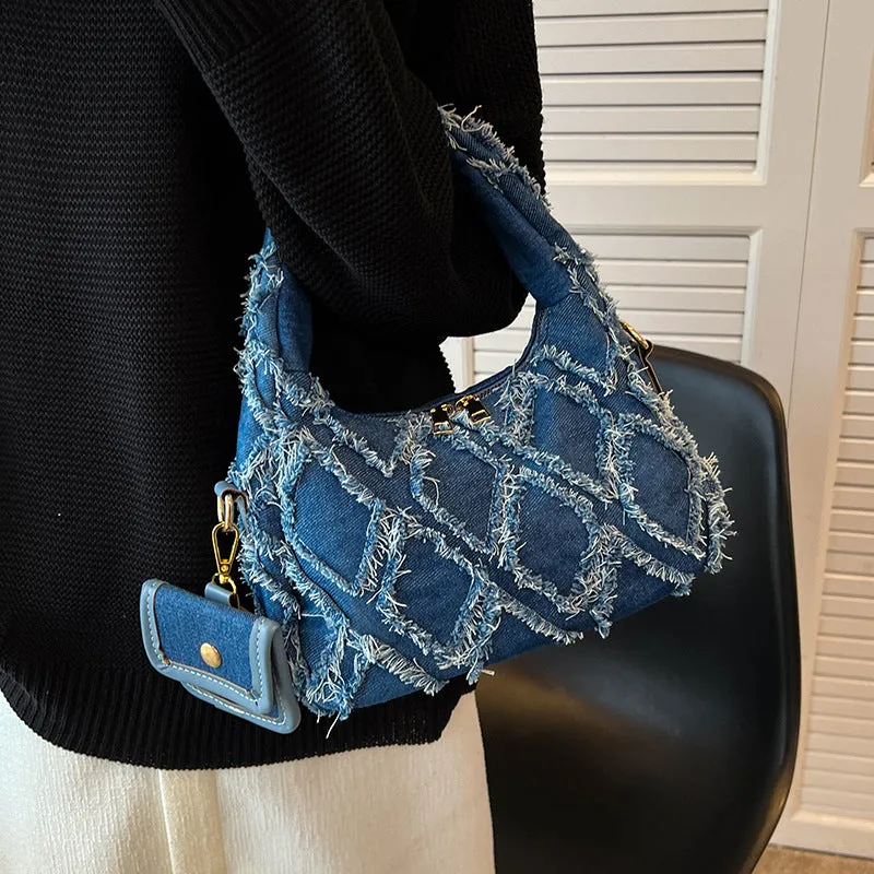 Summer Fashion Denim Handbag Niche Design