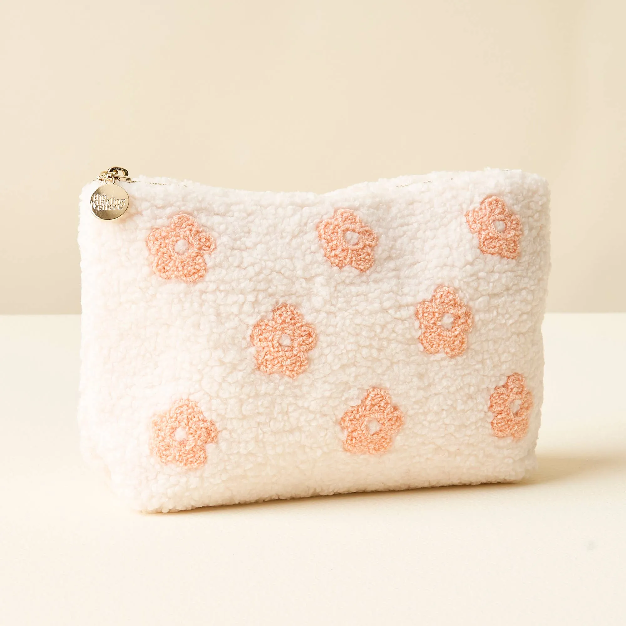 TDE Teddy Pouch in Flower Peach