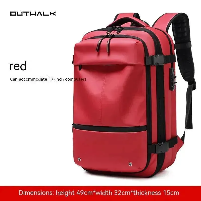 Travel Backpack Men's Business Multifunction Computer Bag Vacuum Compression Large-capacity Backpack