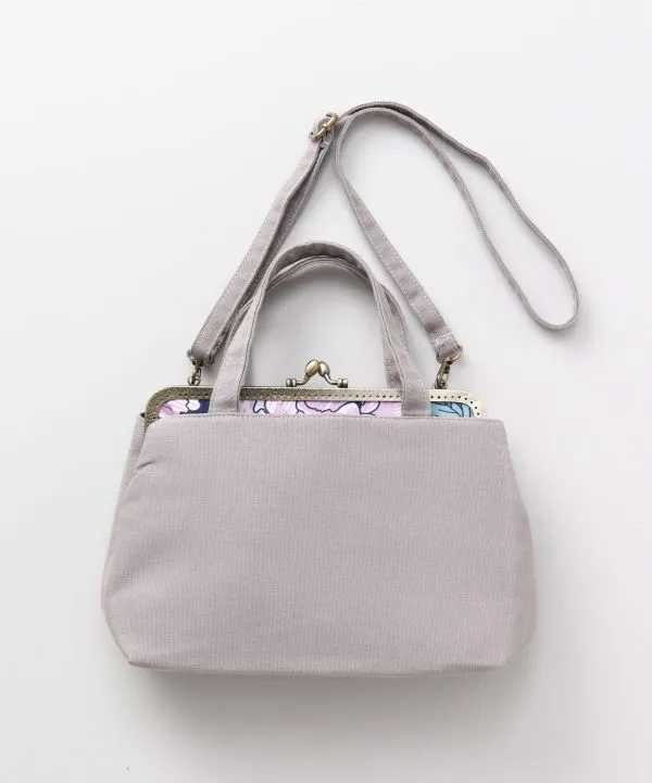 URAMASARI Convertible GAMAGUCHI Clasp Bag