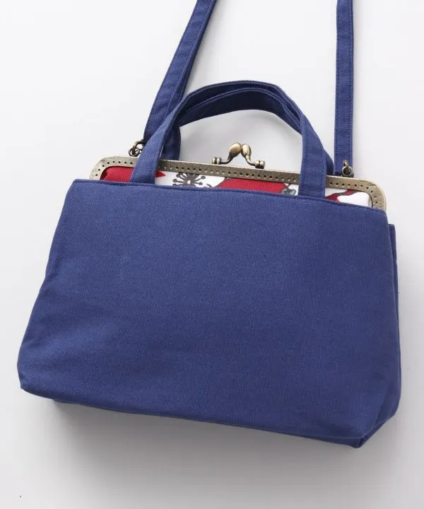 URAMASARI Convertible GAMAGUCHI Clasp Bag