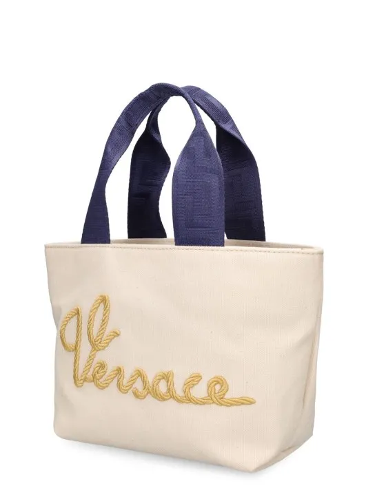 Versace   Embroidered tote bag 