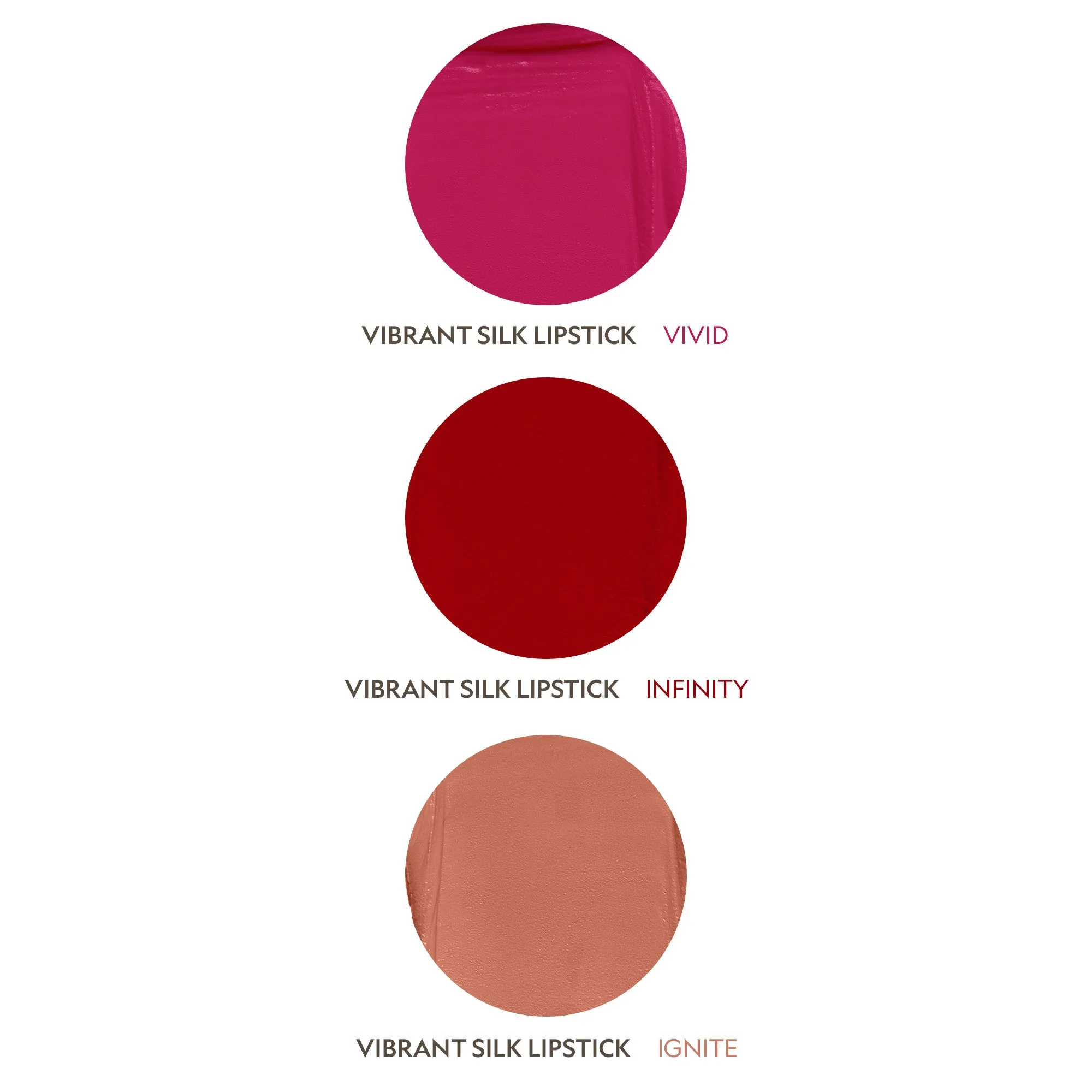 Vibrant Silk Hydrating Hyaluronic   Vitamin E Lipstick Trio