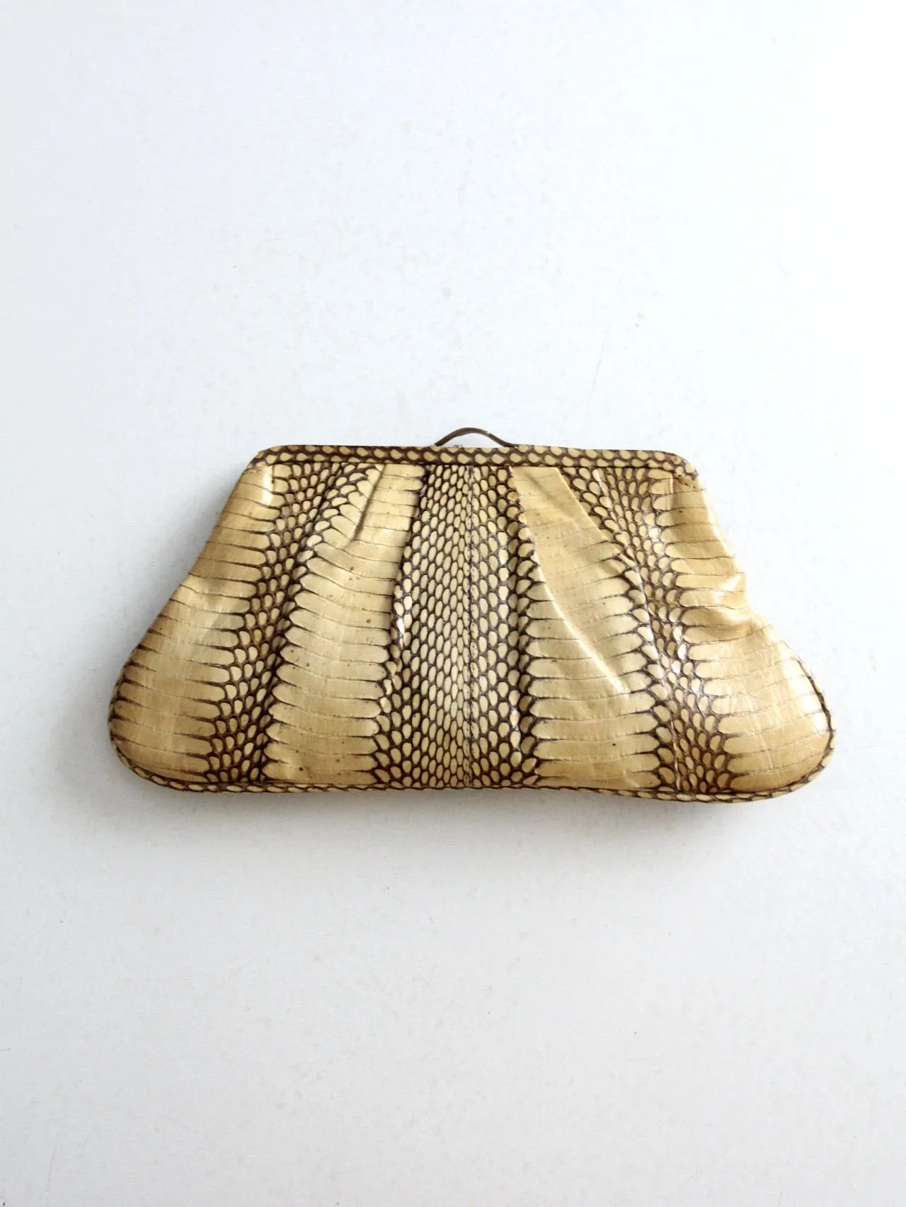 vintage Leyla snakeskin handbag