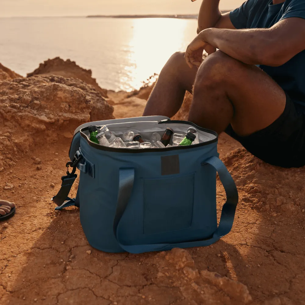 Waterproof Soft Cooler Bag 18L - Storm Blue