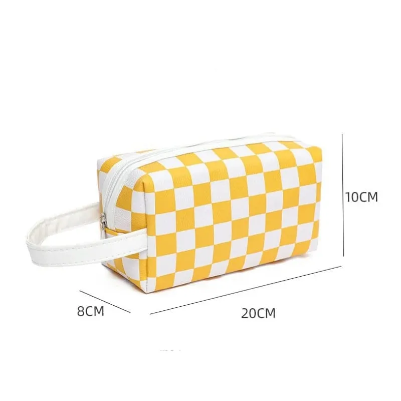 Women Waterproof PU Leather Cosmetic Storage Bags Chess-SA2405-115