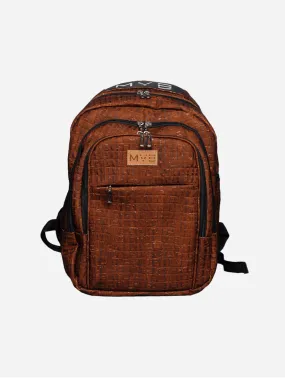 Xpedition Cork Vegan Backpack | Croco Brown