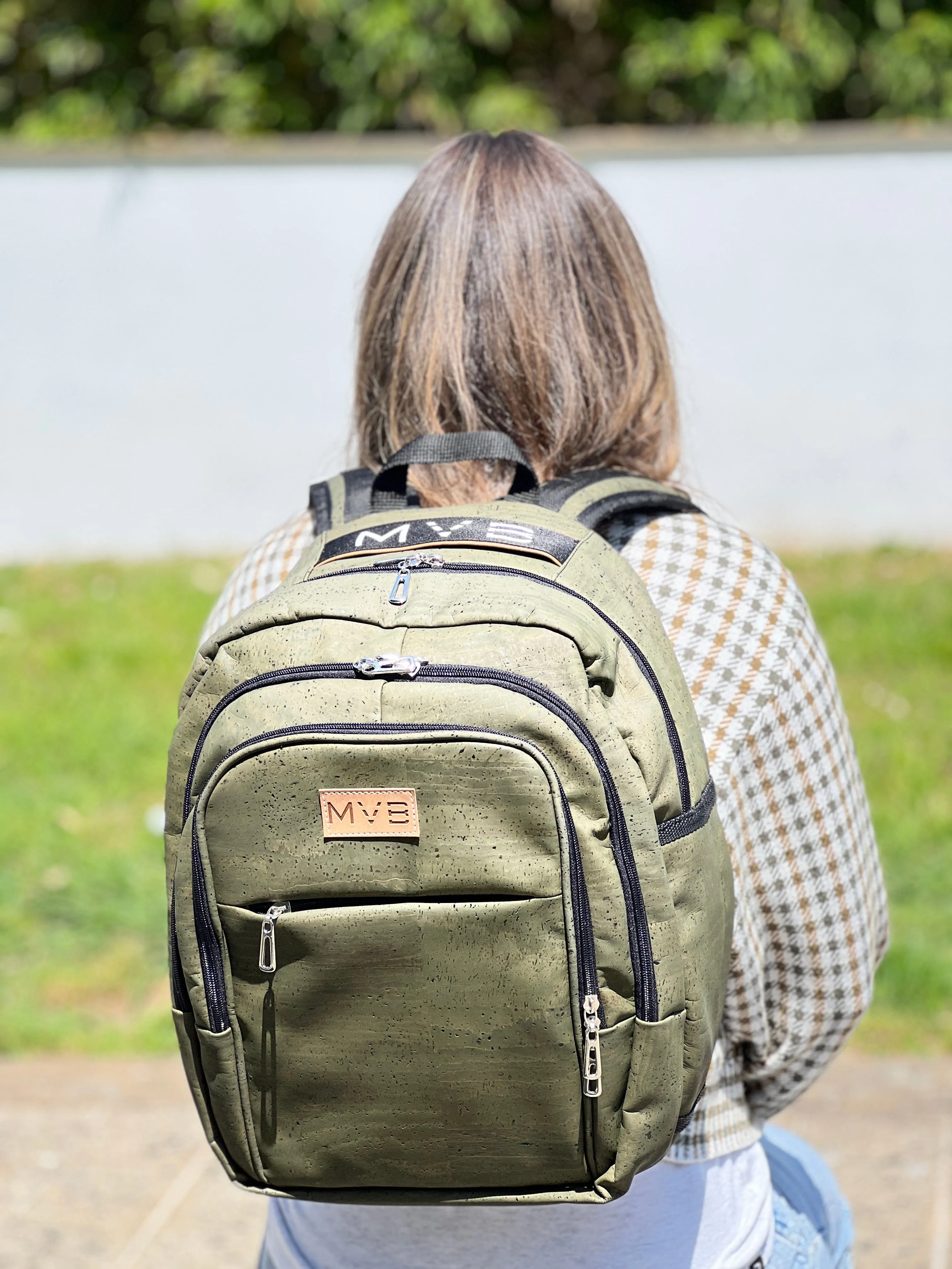 Xpedition Cork Vegan Backpack | Green